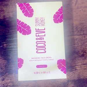 💖💖 NEW Coco & Eve Sunny Honey Dark Tan Face Bronzing Drops